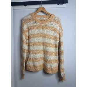 Madewell Women's Striped Crew Neck Sweater‎ Pullover Casual Knitwear XS
